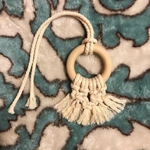Macrame Essential Oil Diffuser Car Charm